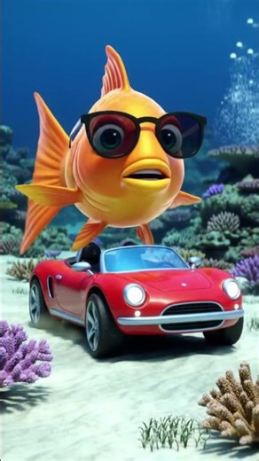 Goldfish Driving Underwater? This Is Hilarious!