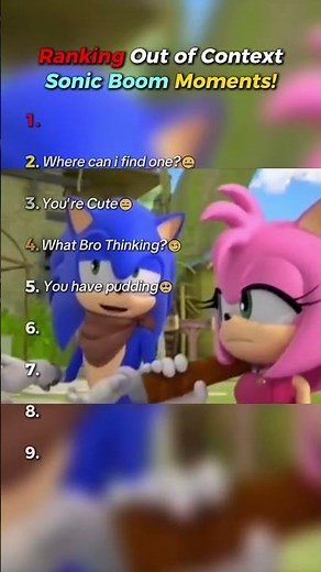 Ranking Funny Sonic Boom Moments!
