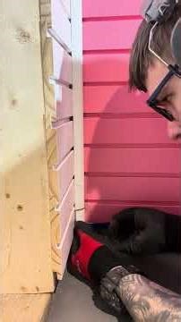 installing baseboard #handyman #diy #shots #viralshorts