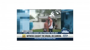 Cops: Video shows dad fighting teen