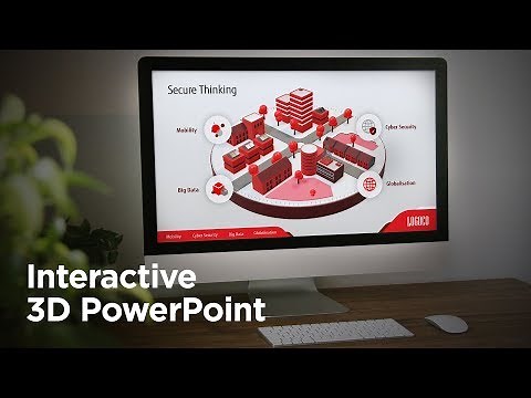 Combining 3D and interactive navigation in PowerPoint