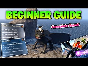Complete Quest Tutorial - How to Train Your Dragon Roblox