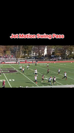 Jet Motion a receiver / RB across and throw him the football! Many times the defense won’t run with or match the Jet Motion player. | Youth Football Online