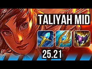 TALIYAH vs SYNDRA (MID) | 14/2/15, Legendary | KR Master | 25.21