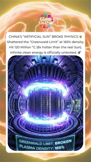 China’s Artificial Sun Just Broke a “Unbreakable” Physics Limit! ☀️ #shorts #science