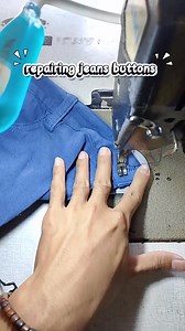 20 reactions · 21 shares | Repairing jeans buttons #tips #sewing | Muza Fermak Levis | Facebook