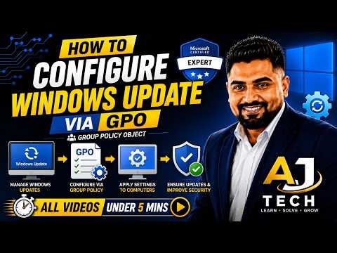 How to Configure Windows Update via GPO | Active Directory Tutorial