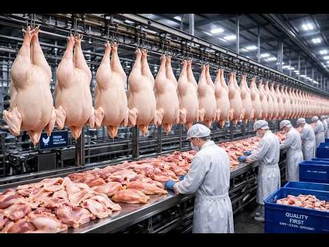 Inside The Factory How Chicken Meat Is Made (Full Process)