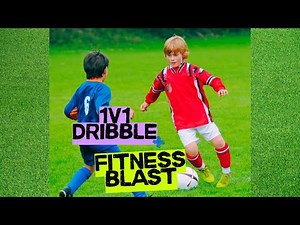 Youth Soccer 1v1 Drill: Dribbling, Sprint Fitness & Big Goal Finishing (U9)