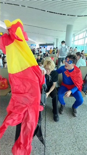 They Had to Wear Ridiculous Outfits at the Airport 😂