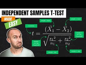 Independent Samples T-Test MADE EASY [9/13]