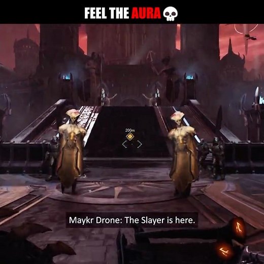 When Slayer Walks In Even His Enemies Move A side💀 #doom #doomslayer #doometernal #doomthedarkages