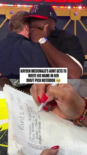 Kayden McDonald's 6-Draft NFL Tradition