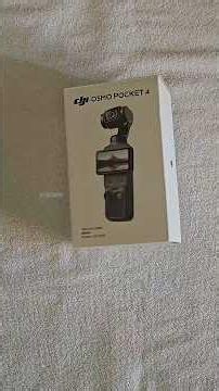 📹DJI Osmo Pocket 4 Unboxing #dji #djiosmopocket4 #camera #vlog #unboxing