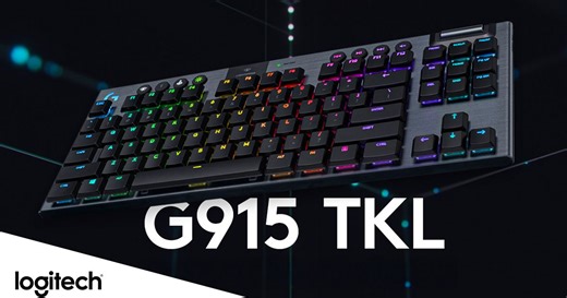 Vyhrajte Logitech G915 X LIGHTSPEED TKL, tenkou mechanickou herní klávesnici