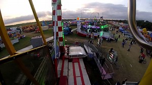 'Mach 5' Booster - Freddie and Davis Stokes (On Ride) filmed at the Hoppings Fun Fair in Newcastle on the 20th June. | Fun Fairs UK