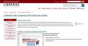 Libraries: Library and Canvas Integration: Image Resources