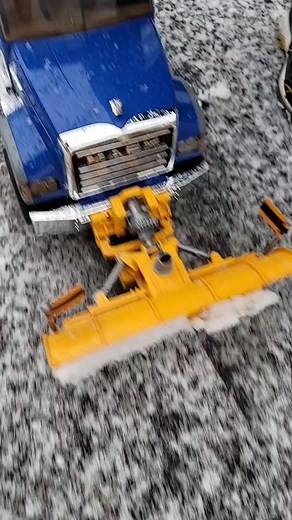 awesome snow plow toy! made by bruder #bruder #plowtruck #snow #toy #chrismas #viral #trending #fyp