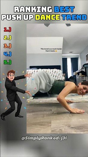 CRAZY push up dance trend: You won't believe #1 #shorts #viral #dancetrend