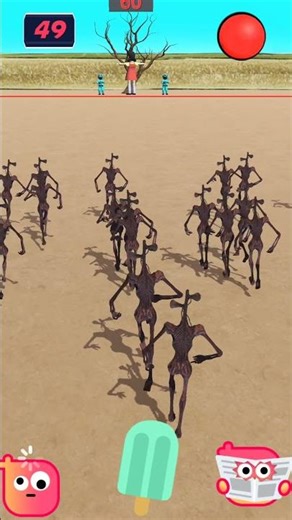 SIREN HEAD 👽 RED LIGHT GREEN LIGHT LVL 269 #gaming #viral #squidgame #trending#shorts #gamify #game