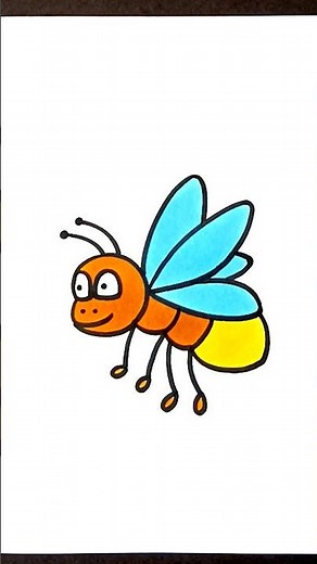 How to Draw a Firefly Cartoon