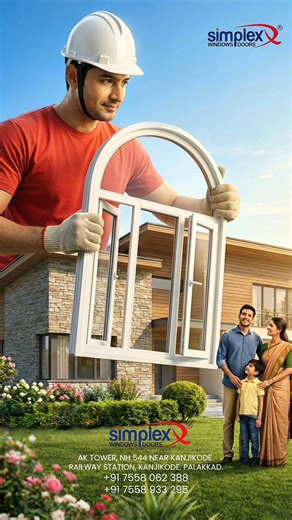 Simplex Windows and Doors on Instagram: "🏡 Strong Homes Start with Strong Windows & Doors From heavy rains to harsh summers, your home deserves protection that lasts. At Simplex Windows & Doors, we craft durable, weather-resistant and stylish windows & doors made for Indian homes 🌧️☀️ Upgrade your space with strength, safety and timeless design. 📍 Address: AK Tower, NH 544, Near Kanjikode Railway Station, Kanjikode, Palakkad, Kerala 📞 Call us: +91 7558 062 388 | +91 7558 933 295 📍 Find us h