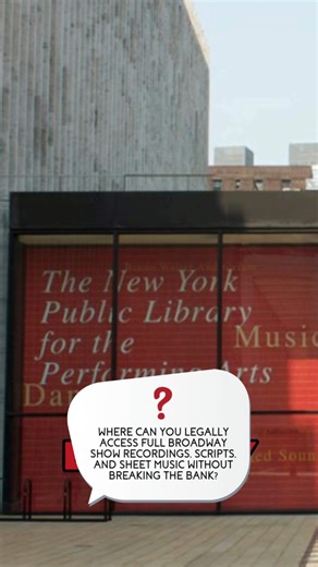 Stephanie Rosenberg on Instagram: "🎭 Broadway treasures at library card prices? Yes, please! . The Lincoln Center Library for the Performing Arts gives you access to the Theatre on Film and Tape Archive — plus sheet music, scripts, librettos, and more. It's one of the most underrated resources for actors, students, and theatre lovers alike. . Have you ever explored their collection? . . . . . . . #BroadwayResources #LincolnCenterLibrary #TheatreEducation #BroadwayArchive #PerformingArtsLibrary 