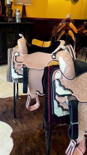 1.9K views · 90 reactions | OH MY!  Custom silver show saddle...