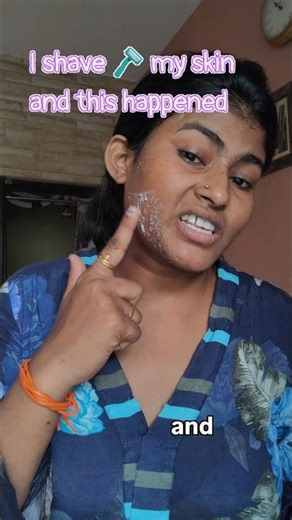 shave 🪒 your skin with gentle care #indianskincare #skincaretips #riyansikharao