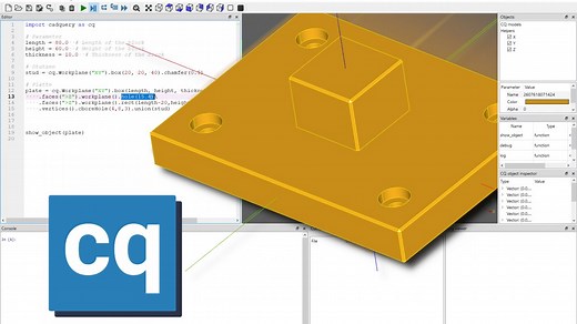 CadQuery: 3D-Objekte programmieren in Python
