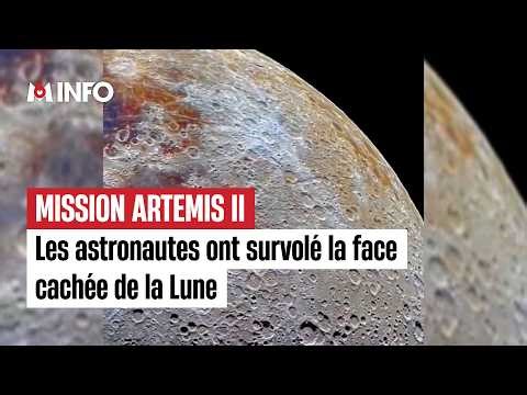 Artemis II : les astronautes ont survolé la face cachée de la Lune