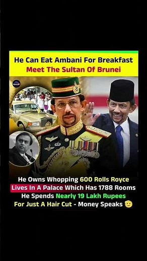 The Sultan Of Brunei's Extraordinary Lifestyle💎#sultan #brunei #country #luxurylifestyle #newsupdate