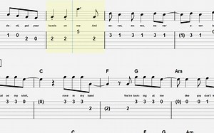 5 Seconds of Summer- Teeth (capo) GUITAR TAB