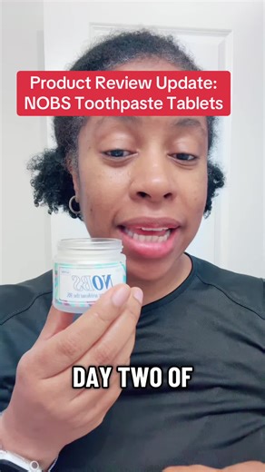 Day 2 of NoBS toothpaste tablets. Here’s what’s happening.