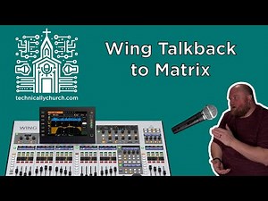 Behringer Wing Firmware 3.0: Unlock the Talkback to Matrix Feature!