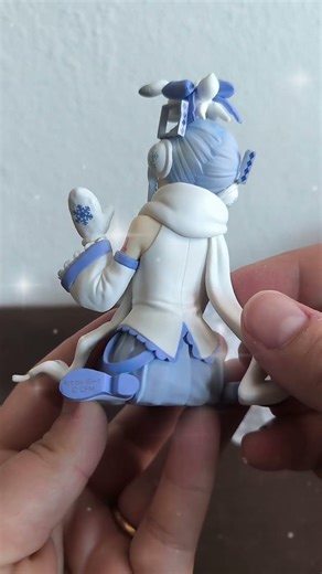 Snow Miku noodle stopper figure by Furyu ✨❄️ #figure #hatsunemiku