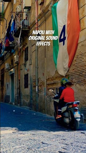 Naples is an entire sensory experience. See more in our long from travel video linked here 🇮🇹❤️