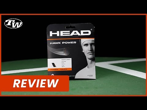 Head Hawk Power Tennis String Review: made in the USA🇺🇸 co-poly w/ above avg comfort & good control