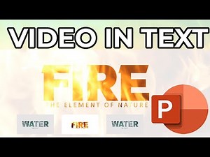 Convert a video to PowerPoint text