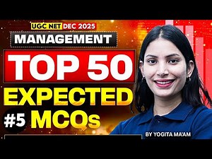 UGC NET Management Paper 2 | UGC NET Management Expected MCQs By Yogita Mam | UGC NET Dec 2025 #5