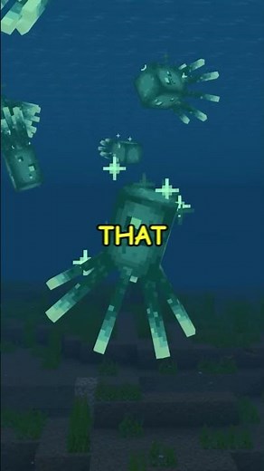 Baby Squid is very RARE in Minecraft: Bedrock Edition