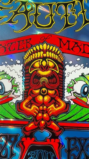 Coming November 15 — Hawaiian Aoxomoxoa We’re excited to release the newest edition of Rick Griffin’s legendary Hawaiian Aoxomoxoa print — a surf-infused, early evolution of the iconic 1969 Aoxomoxoa artwork. This edition has been faithfully remastered from Rick’s original art, with color by Miles Griffin and meticulous print production bringing every line, curve, and psychedelic detail back to life for a new generation of collectors. Available November 15 exclusively at rickgriffindesigns.com. 