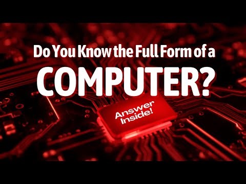 Full Form of COMPUTER | Basic Computer Knowledge for Beginners