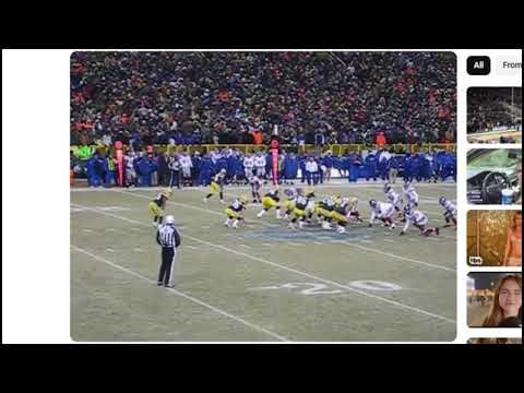 Brett Farve's first and last nfl play for every team he played for Falcons Packers jets and Vikings