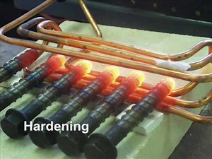 Wire heating with induction