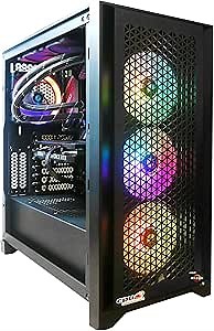 CPU Solutions GamerCore PC RTX 4070, Ryzen® 9 9900X 12 Core 5.6hz - 32GB RAM, 1000GB NVMe SSD, RGB Tower Solutions CEG-8679