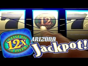12 Times Pay HIGH LIMIT SLOTS | Arizona Jackpot!! High Limit PLAY | Slot Traveler
