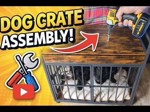 DIY Dog Crate Build From Box to Ready | Assembly Tutorial and Operation