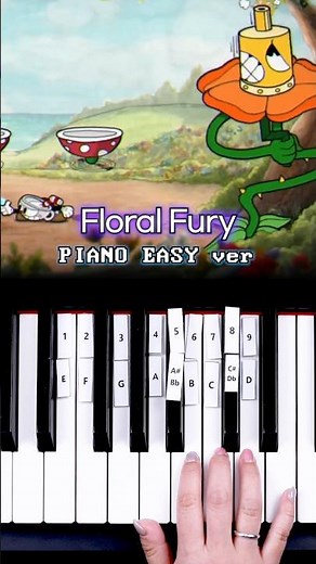 Floral Fury 🌼 Easy to Play with 9 Piano Keys 🎹