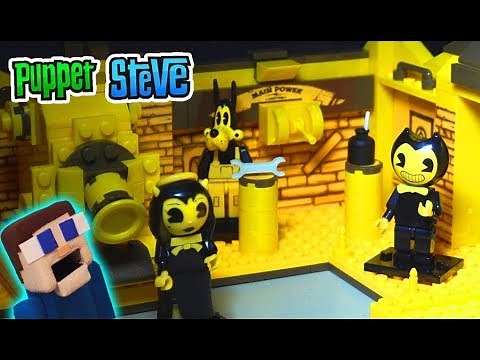 Bendy and the Ink Machine Power SWITCH ROOM Playset UNBOXING Construction Set